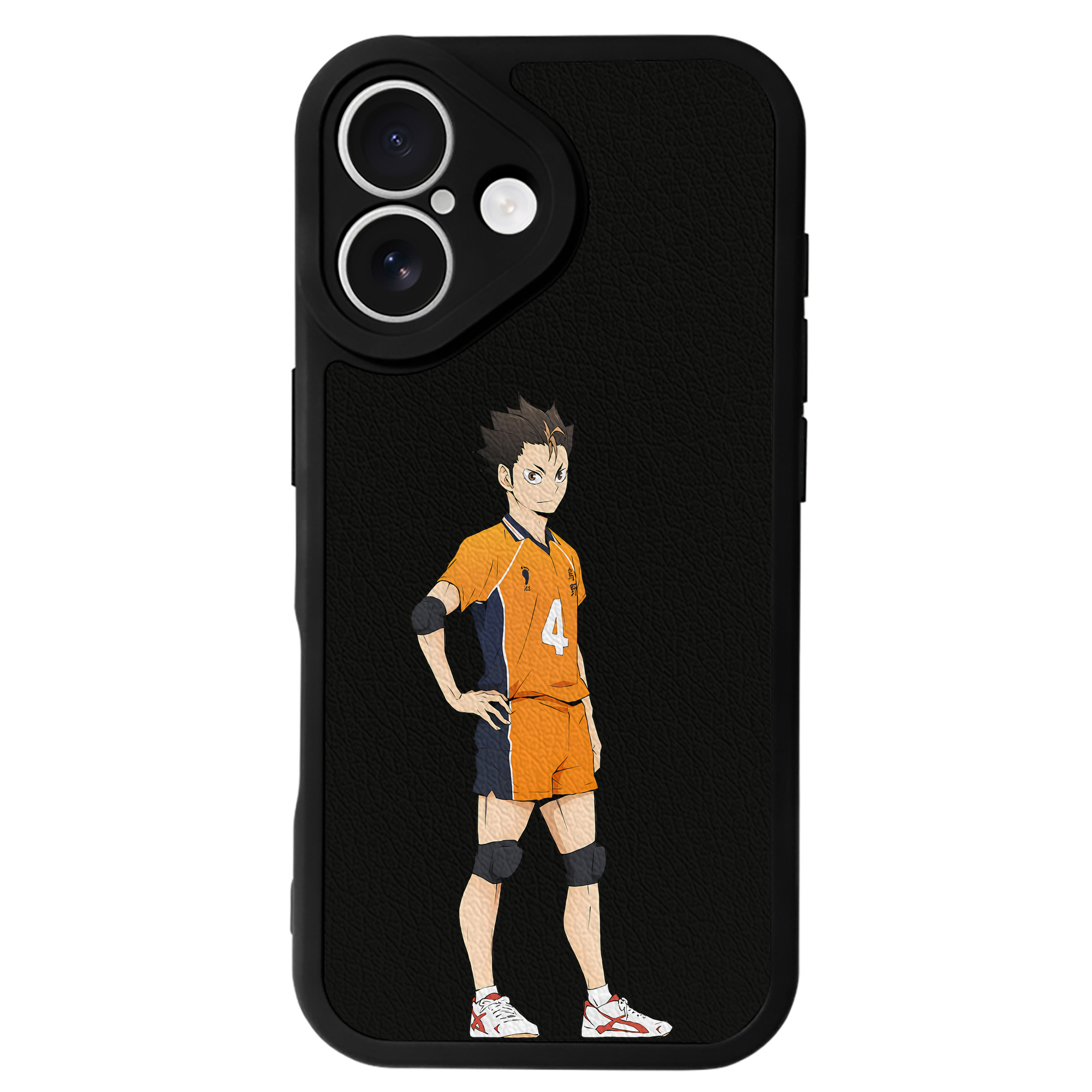 （画像用） ハイキュー!! Haikyu!! 【iPhone 16シリーズ対応】シリコンスマホケース（レザー調） 材質：シリコン